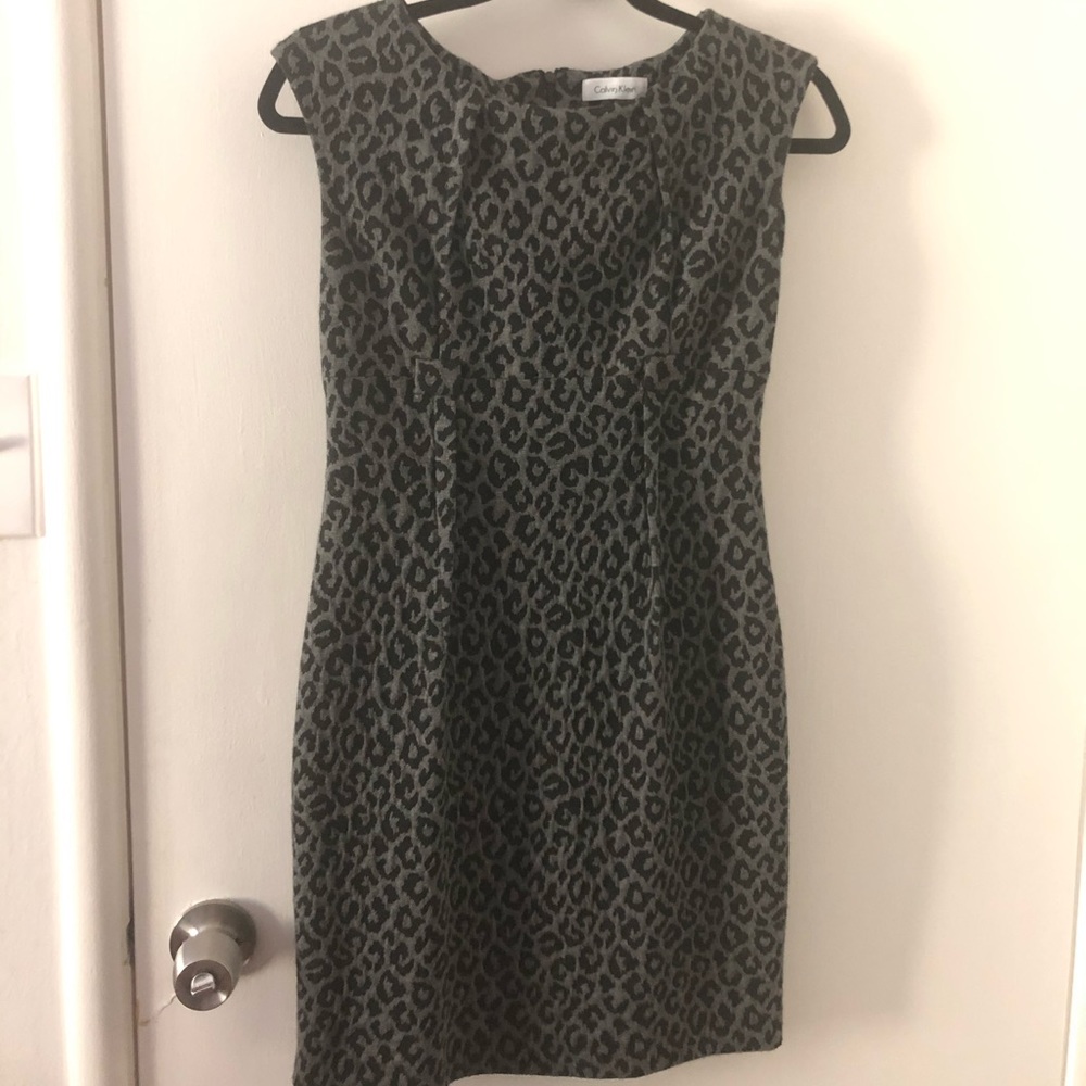 Calvin Klein Leopard Print Dress